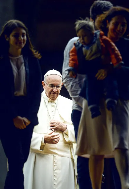 Papież Franciszek. Fot. Filippo Monteforte / AFP / EAST NEWS / 