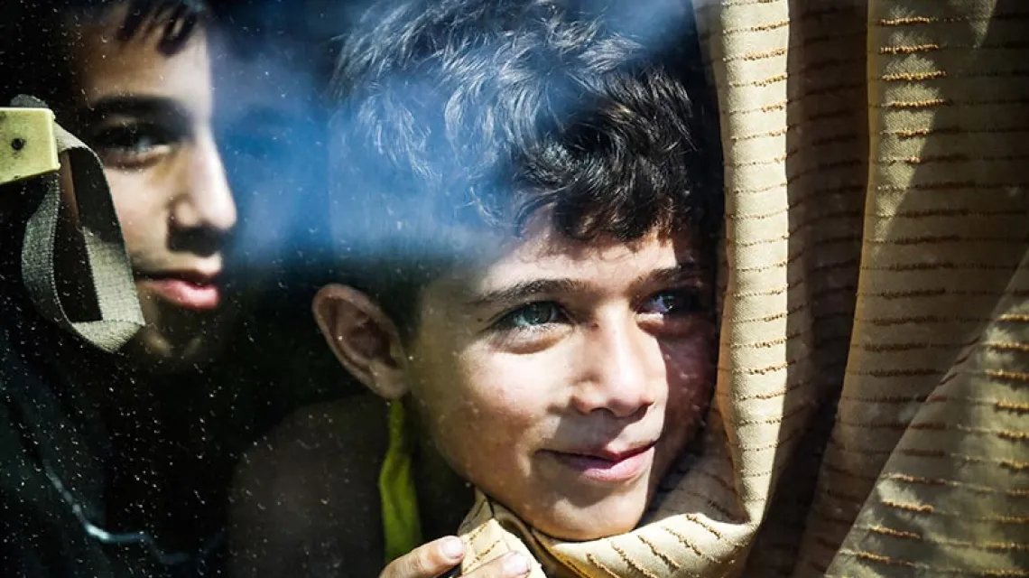 Uchodźcy na granicy serbsko-chorwackiej, wrzesień 2015 r. / Fot. Beata Zawrzel / REPORTER