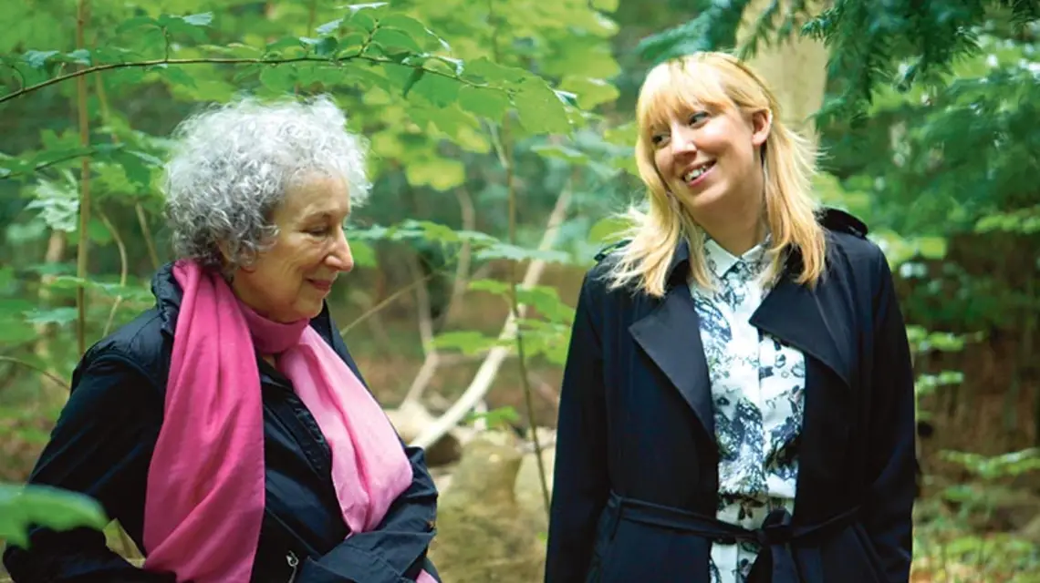 Margaret Atwood i Katie Paterson, sierpień 2014 r. / Fot. Giorgia Polizzi / katiepaterson.org