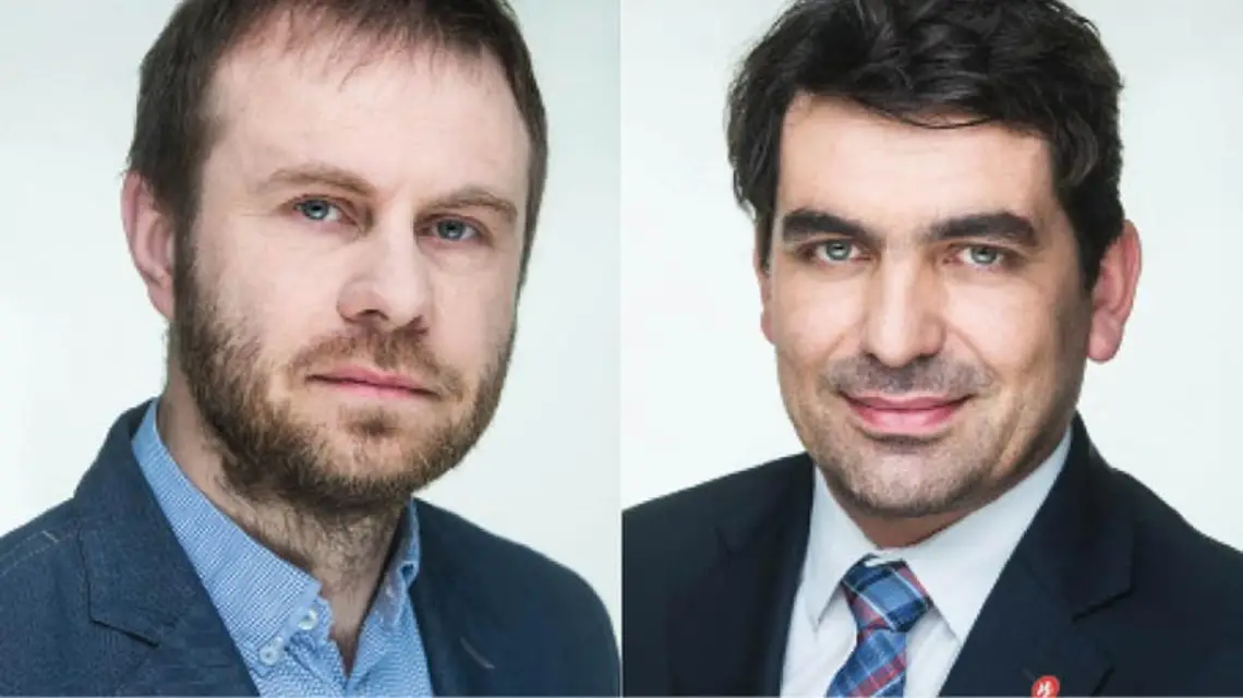 Od lewej: Jarosław Fret i Krzysztof Maj / Fot. Tomasz Woźny / ESK x 2