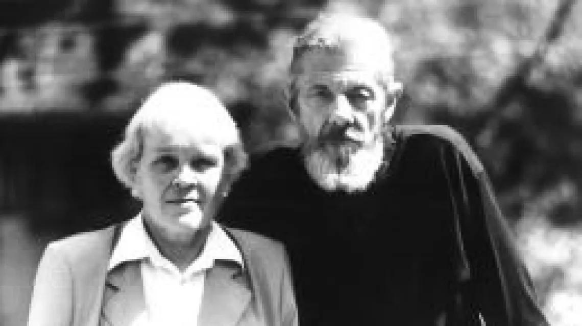 Krystyna Miłobędzka i Andrzej Falkiewicz, Puszczykowo 1995 / 
