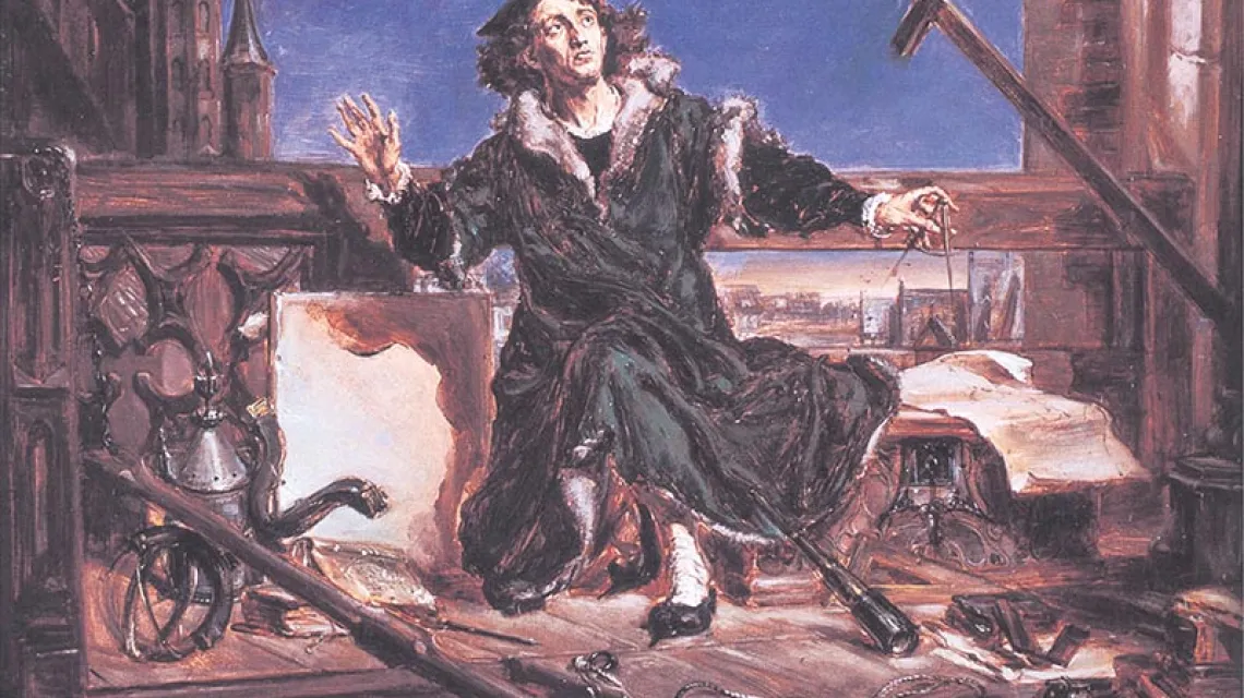Jan Matejko, szkic do obrazu „Mikołaj Kopernik”, 1871 r. / Fot. Muzeum Narodowe w Krakowie