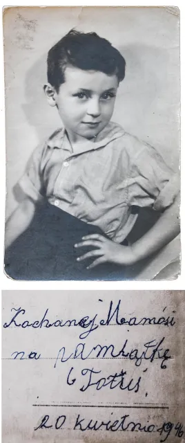 Zdjęcie Tolka – Matiego, ofiarowane w 1946 r. Wandzie Bulik. / Fot. Archiwum prywatne