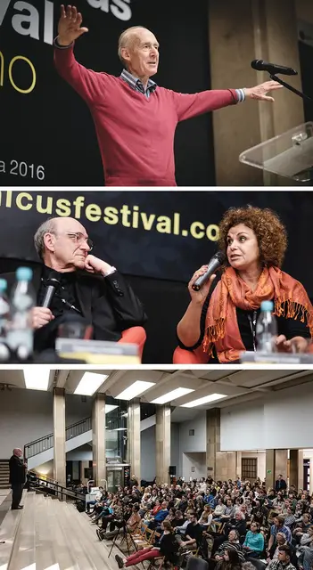 Virginia Chaitin i ks. Michał Heller / Fot. Kamila Zarembska