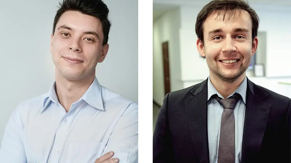 Od lewej: Łukasz Wenerski, Andriy Korniychuk / Fot. Archiwum prywatne x2
