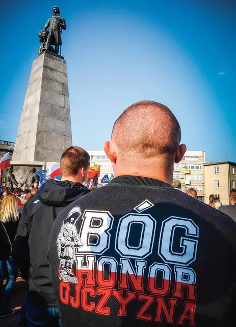 Marsz antyimigracyjny w Łodzi, wrzesień 2015 r. / Fot. Piotr Kamionka / REPORTER / EAST NEWS