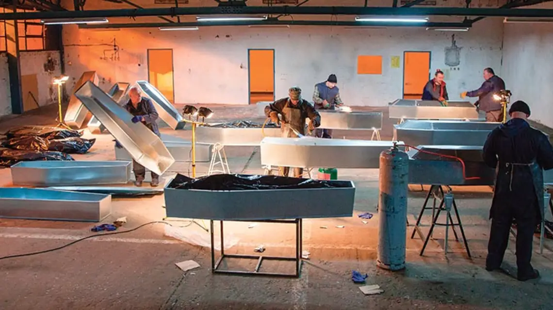 Podczas pracy nad filmem „Smoleńsk”, marzec 2015 r. / / Fot. Jacek Piotrowski / KINO ŚWIAT