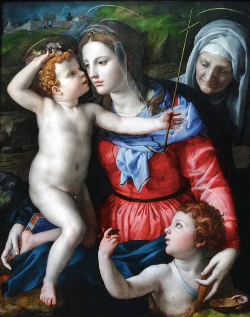 Agnolo di Cosimo (1503–1572) „Madonna z Dzieciątkiem i świętymi” / Fot. UNIVERSAL HISTORY ARCHIVE / GETTY IMAGES