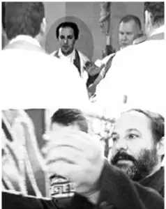 Ks. Zaleski na Mszy w Nowej Hucie w latach 80. (u góry) oraz współcześnie, w ośrodku w Radwanowicach (na dole). / 