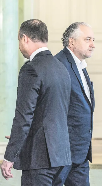Andrzej Duda i Andrzej Rzepliński, Warszawa, 28 kwietnia 2016 r. / Fot. Jacek Domiński / REPORTER
