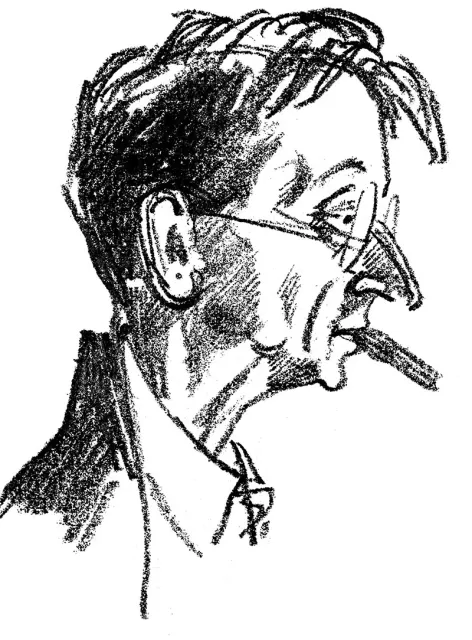Alexander von Zemlinsky w rysunku Emila Orlika, 1920 r. / 