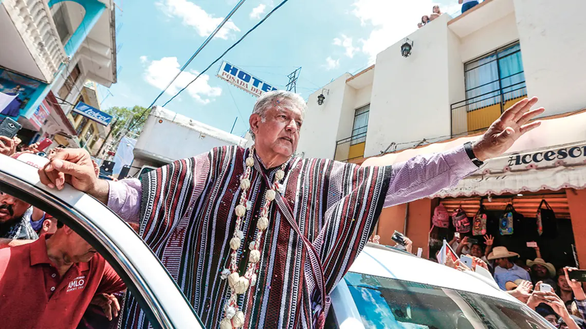 López Obrador na spotkaniu z sympatykami. Miasto Tlapa de Comonfort, 7 czerwca 2018 r. / GUSTAVO GRAF MALDONADO / REUTERS / FORUM