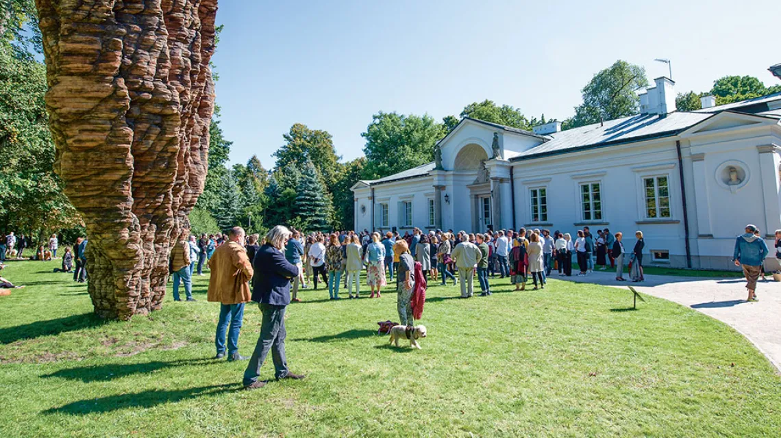 Wernisaż „Tylko sztuka” Ursuli von Rydingsvärd w Orońsku, 4 września 2021 r. / JAN JANIAK / MATERIAŁY PRASOWE