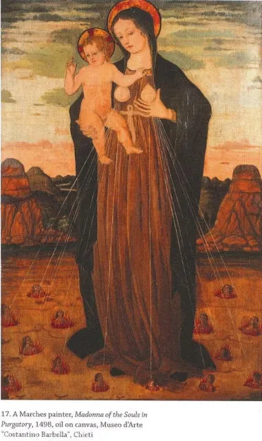 Matka Boska Orędowniczka Dusz Czyśćcowych, XV w., Museo d'Arte "Constantino Barbella", Chieti / 