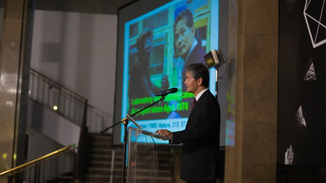Prof. Tetsuro Matsuzawa, Festiwal Kopernika, Kraków 22 maja 2015 r. / / fot. Kamila Buturla / TP