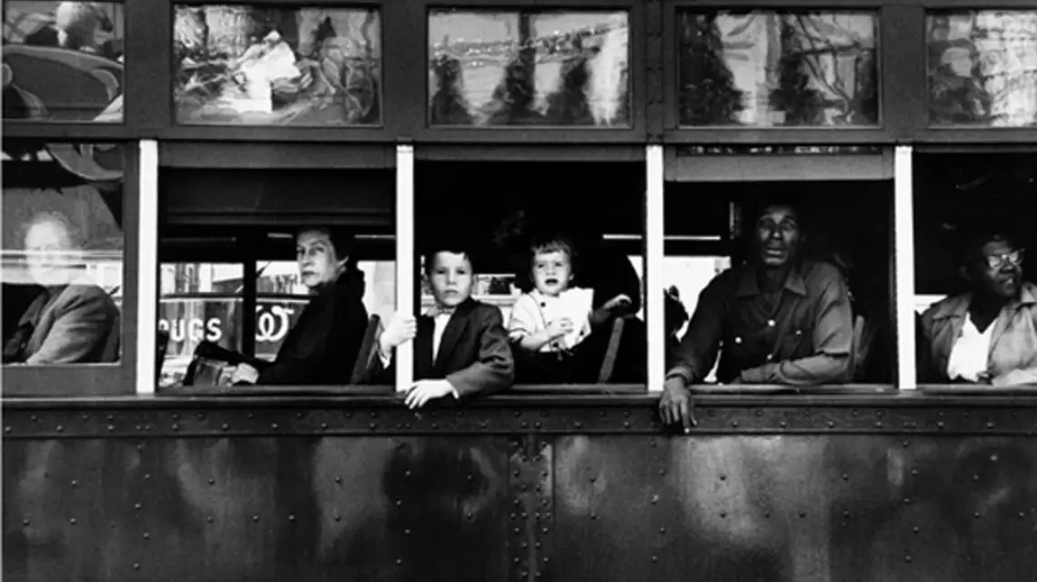 Nowy Orlean, 1955 r. /fot. Robert Frank, zdjęcie z albumu "The Americans", Courtesy National Gallery of Art, Waszyngton / 
