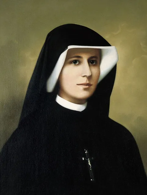Portret św. Faustyny – pędzla Stanisława Sztama / Il. domena publiczna / Wikimedia / 