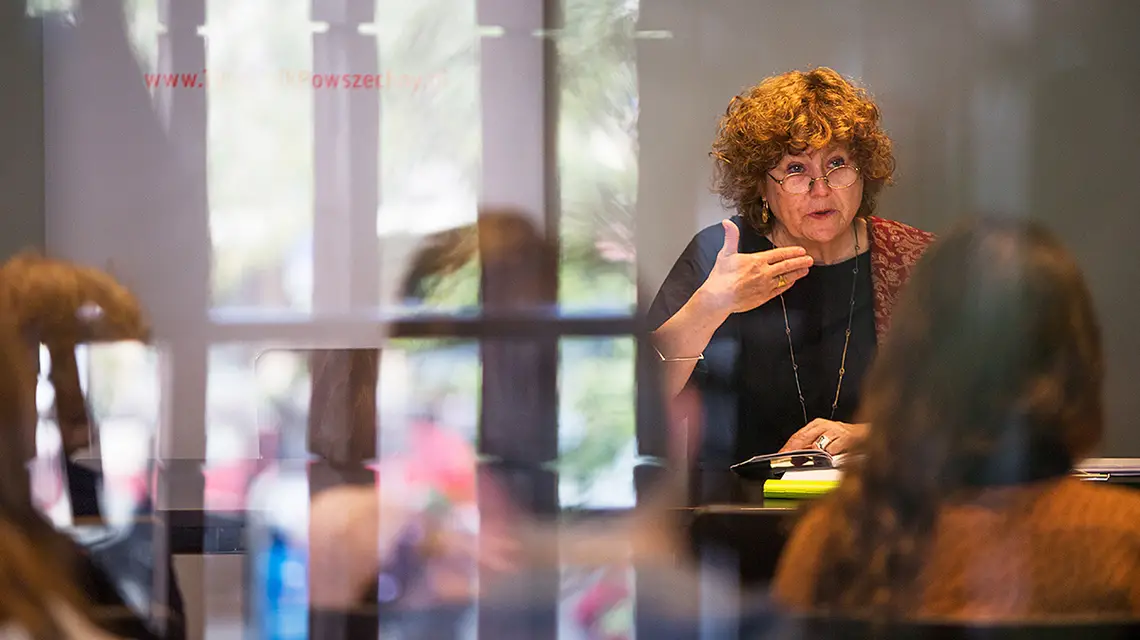 "Lekcje czytania" z Anną Wasilewską na Conrad Festival. / / Fot. Tomasz Wiech