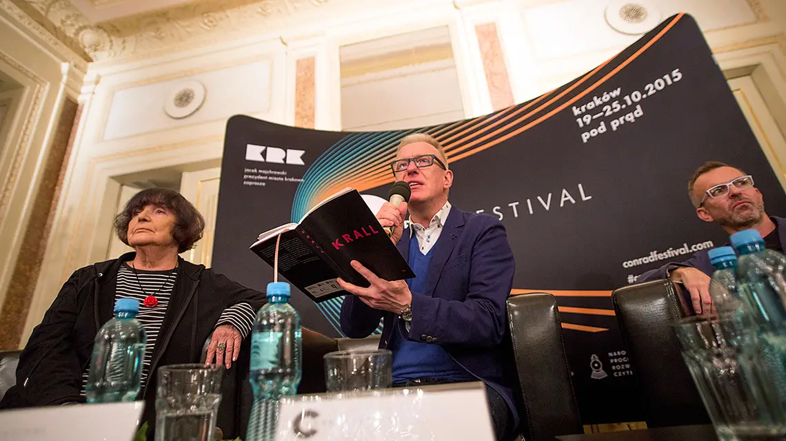 KRALL. Spotkanie z Hanną Krall, Mariuszem Szczygłem i Wojciechem Tochmanem / / Fot. Tomasz Wiech