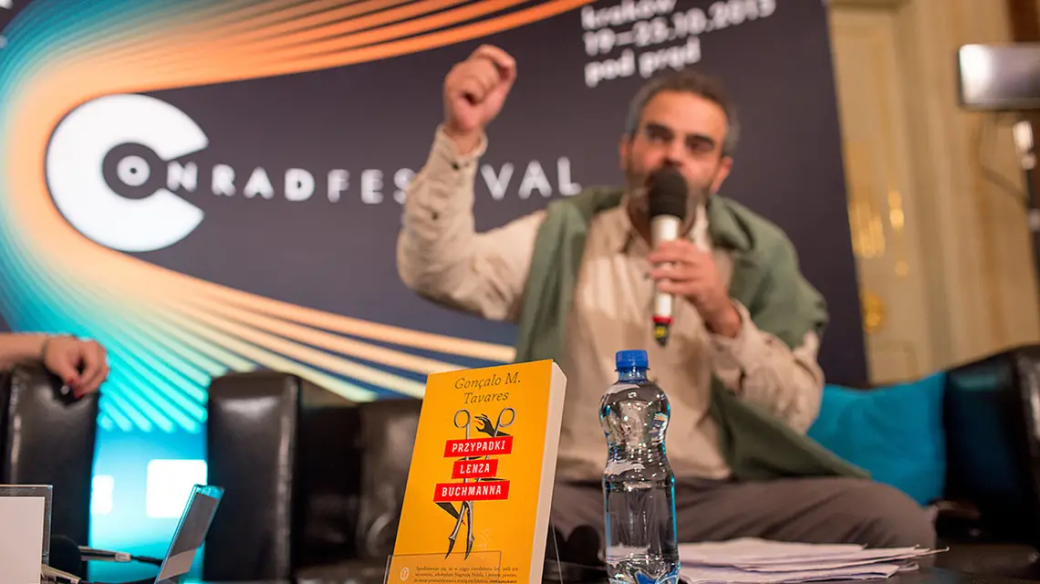 Pan z dzielnicy literatury. Spotkanie z Gonçalo M. Tavaresem / Fot. Tomasz Wiech