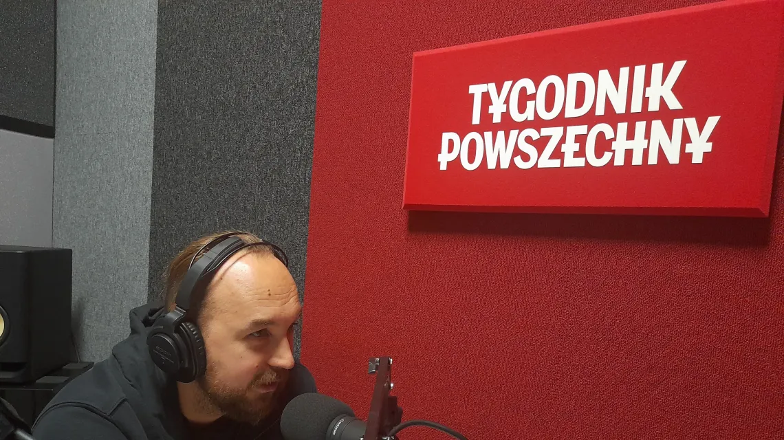 Zbigniew Rokita w studiu Podkastu Powszechnego, październik 2022 r. / fot. Jacek Taran dla TP