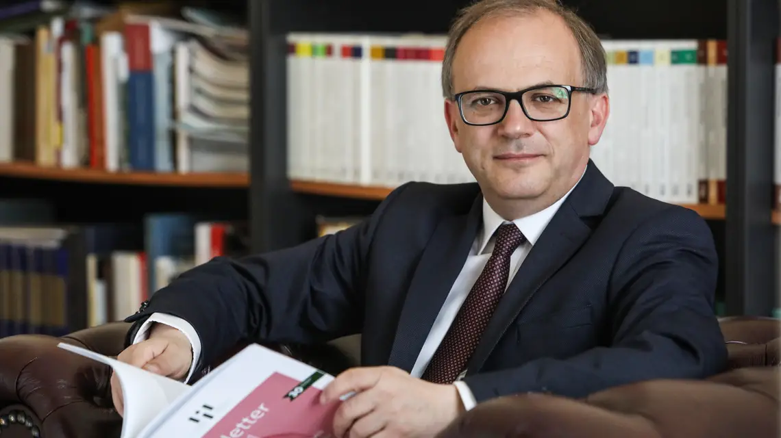 Dyrektor Niemieckiego Instytutu Historycznego MILOŠ ŘEZNÍK / Fot. Marcin Kluczek / materiały prasowe