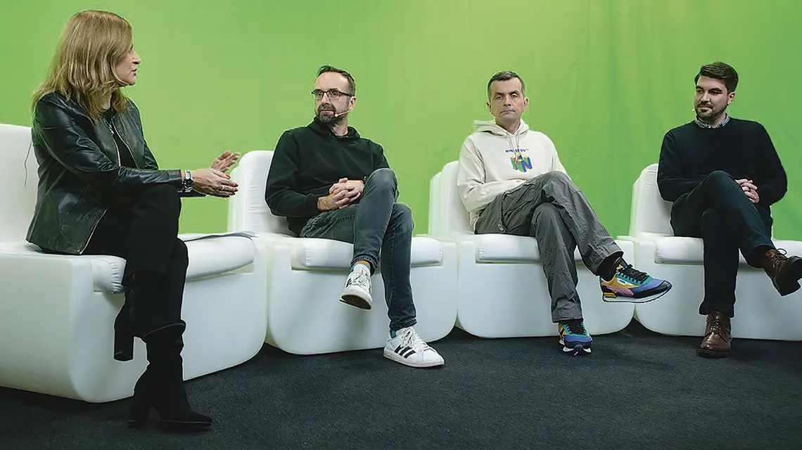 Agnieszka Gozdyra, Marek Rabij, Adam Leszczyński, Adam Traczyk, 7 grudnia 2023 r. // fot. materiały prasowe