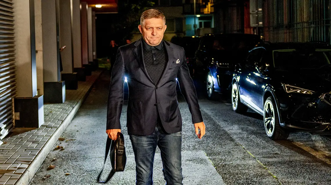 Robert Fico. Bratysława, 30 września 2023 r. / Fot. Janos Kummer / Getty Images
