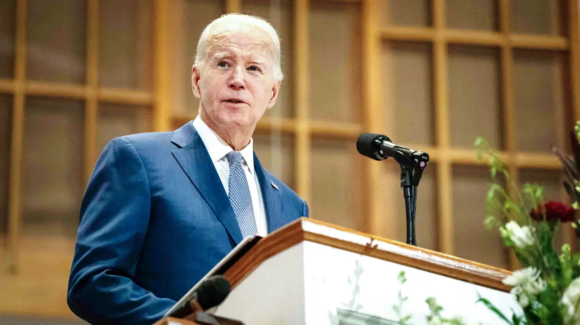 Prezydent Joe Biden zapowiedział działania odwetowe. Południowa Karolina, 28 stycznia 2024 r. / fot. KENT NISHIMURA / AFP / EAST NEWS