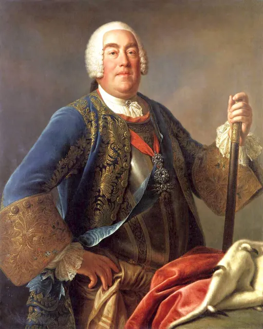 August III Sas na portrecie Pietro Rotariego z 1755 r. / domena publiczna / Wikipedia