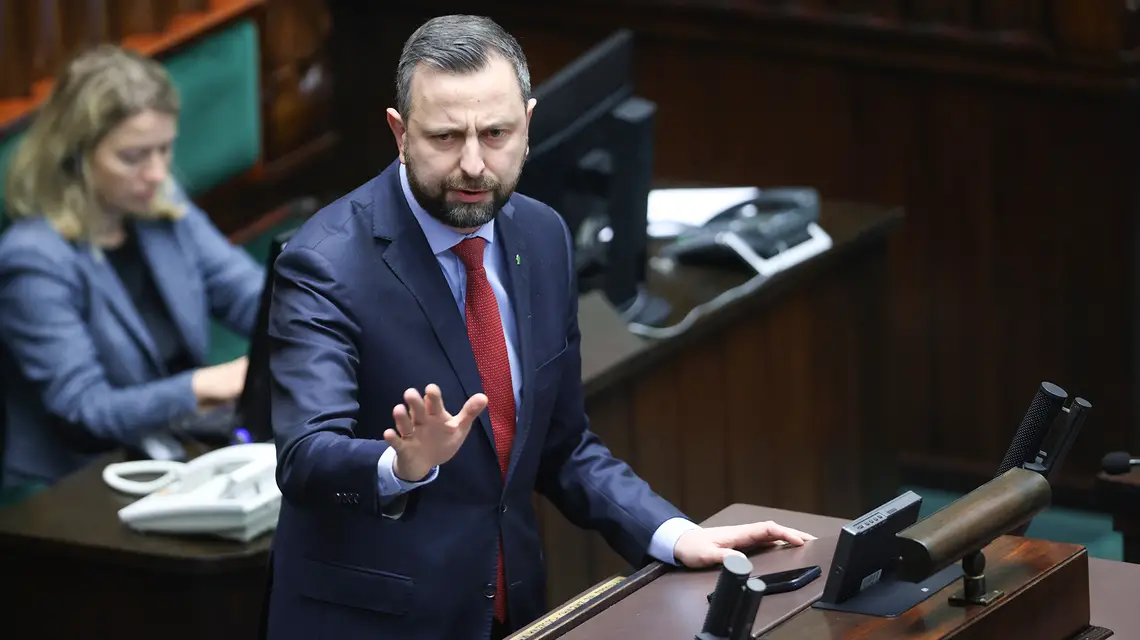 Władysław Kosiniak-Kamysz na posiedzeniu Sejmu. Warszawa, 9 lutego 2024 r. / Fot. Andrzej Iwańczuk / Reporter