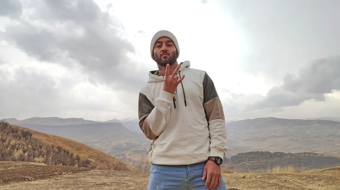 Toomaj Salehi // Fot. Hossein Ronaghi / Domena publiczna