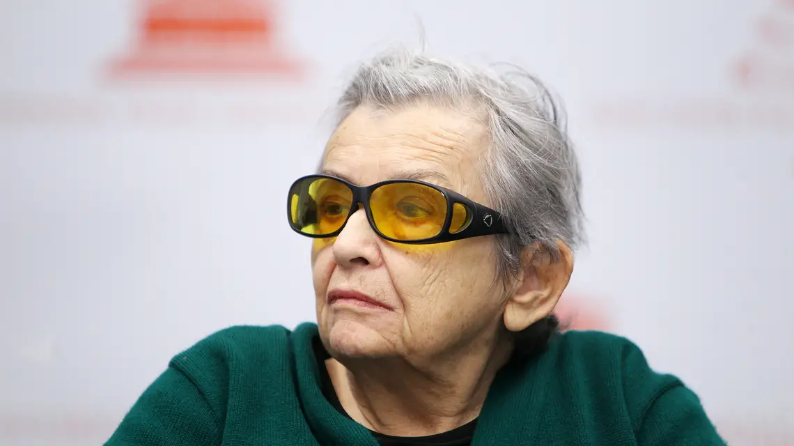 Halina Bortnowska. Warszawa, 21 grudnia 2015 r. // Fot. Stanisław Kowalczuk / East News