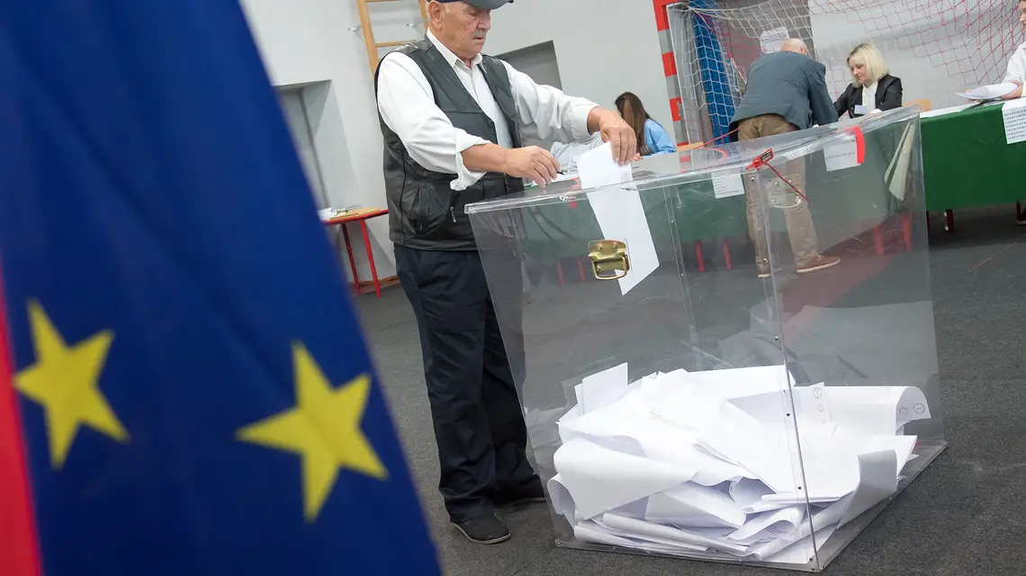 Wybory do Parlamentu Europejskiego, Gdańsk, 9 czerwca 2024 r. // Fot. Wojciech Stróżyk / Reporter