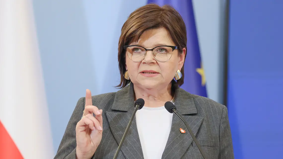 Izabela Leszczyna, ministra zdrowia. Warszawa, 21 marca 2024 r. // Fot. Pawel Wodzyński/East News