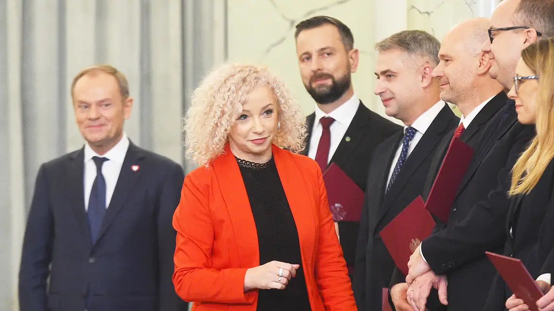 Zaprzysiężenie rządu Donalda Tuska w Pałacu Prezydenckim. Warszawa, 13 grudnia 2023 r. // Fot. Zbyszek Kaczmarek / Forum