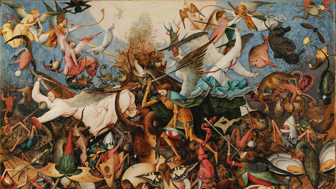 Pieter Breugel Starszy, Upadek zbuntowanych aniołów, 1562 r. // Domena publiczna 