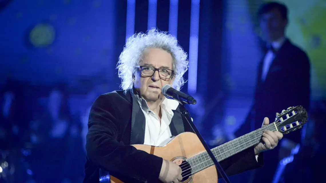 Tadeusz Woźniak podczas 53. Krajowego Festiwalu Piosenki Polskiej w Opolu, czerwiec 2016 r. / FOT. PIOTR KAMIONKA/REPORTER 