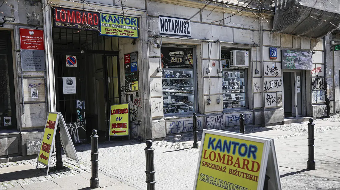 Warszawa, ul. Marszałkowska. 6 kwietnia 2020 r. // Fot. Maciek Jaźwiecki / Agencja Wyborcza.pl