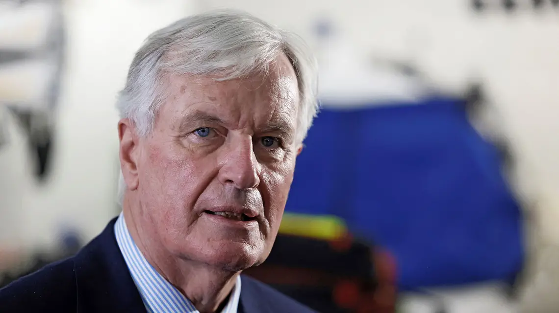 Premier Francji Michel Barnier, Paryż, 7 września 2024 r. // Fot. Ludovic Marin / AFP / East News
