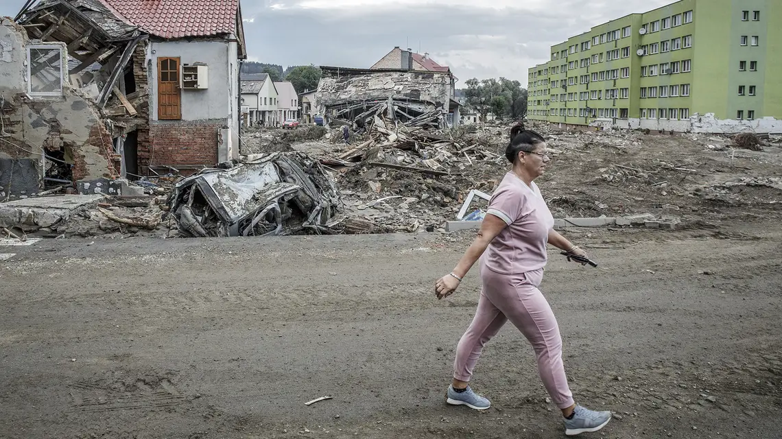 Stronie Śląskie po przejściu fali powodziowej // Fot. Marek M. Berezowski / REPORTER
