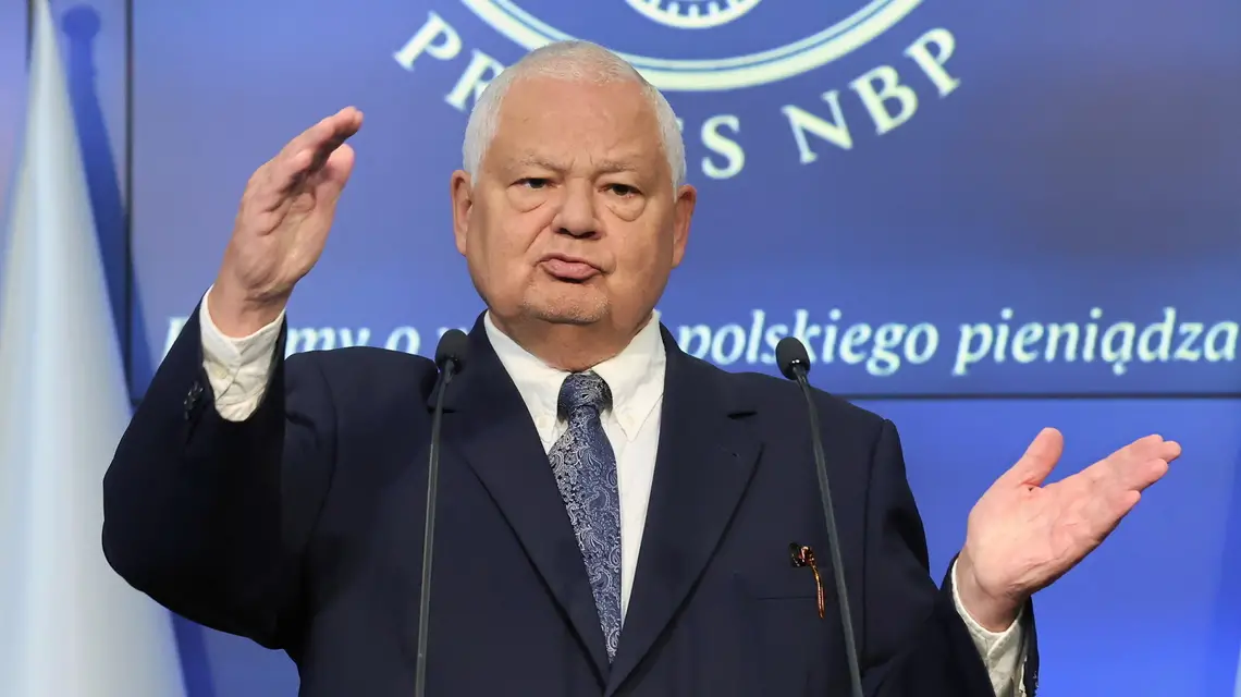 Konferencja prasowa Adama Glapińskiego. Warszawa, 6 października 2022 r. // Fot. Kuba Atys / Agencja Wyborcza.pl