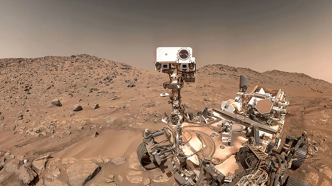 Łazik Perseverance poszukuje na Marsie śladów życia od lutego 2021 r. // Fot. NASA / materiały prasowe