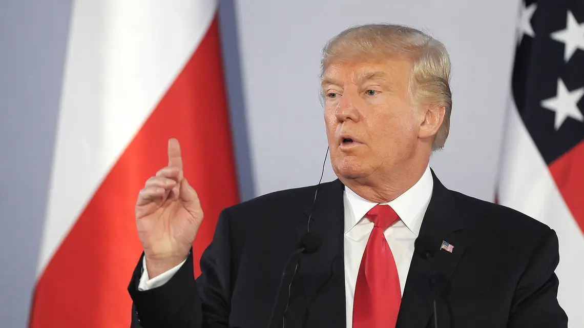 Wizyta Donalda Trumpa w Polsce. Warszawa, 6 lipca 2017 r. // Fot. Wojtek Laski / East News