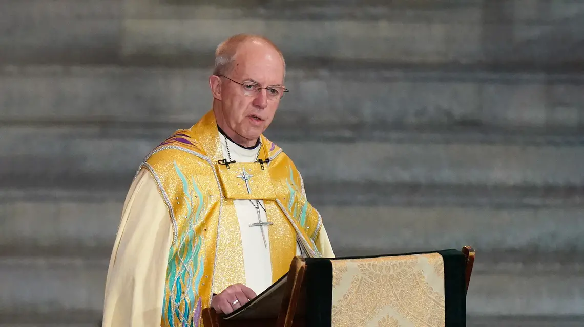 Arcybiskup Canterbury Justin Welby. 31 marca 2024 r. // Fot. Andrew Matthews / East News