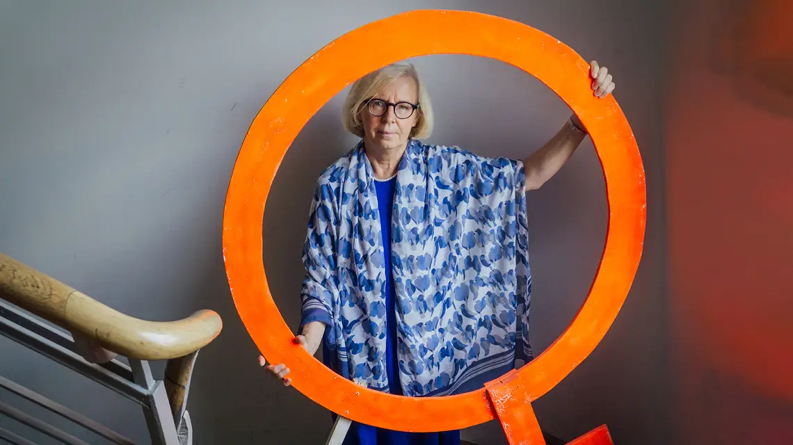Urszula Nowakowska, założycielka fundacji Centrum Praw Kobiet. Warszawa, 2020 r. // Fot. Krzysztof Żuczkowski / Forum