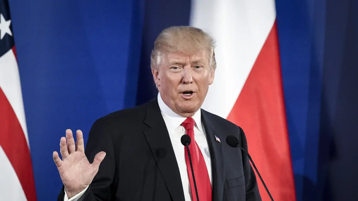 Wizyta Donalda Trumpa w Warszawie. 6 lipca 2017 rok // Fot. Jacek Domiński / Reporter