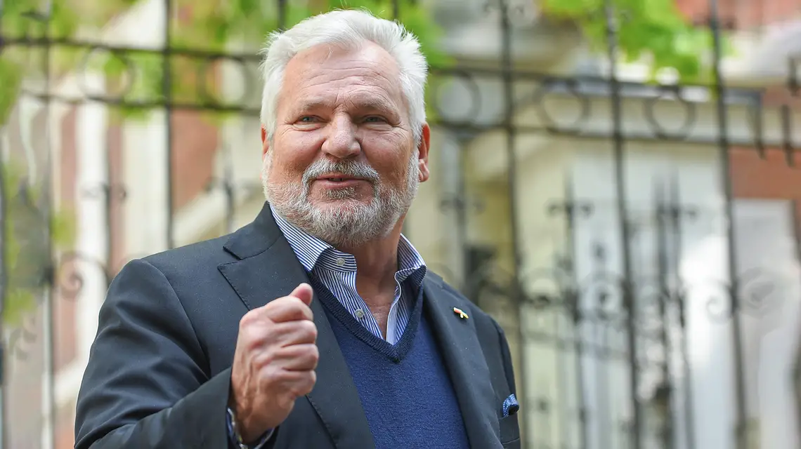 Aleksander Kwaśniewski podczas IV Kongresu Forum Postępu. Warszawa, 13 maja 2023 r. // Fot. Adam Chełstowski / Forum