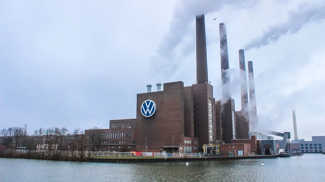 Główny zakład Volkswagena w Wolfsburgu, grudzień 2024 r. // Fot. Łukasz Grajewski