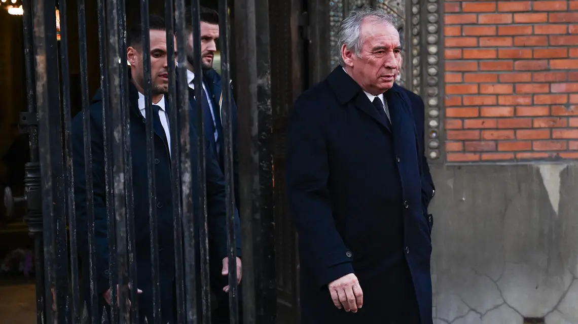 Francois Bayrou, nowy premier Francji przed ceremonią zaprzysiężenia, Paryż, 13 grudnia 2024 r. // Fot. Gregoire Campione / AFP / East News